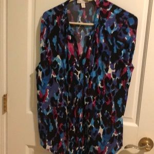 Blouse with tie waist